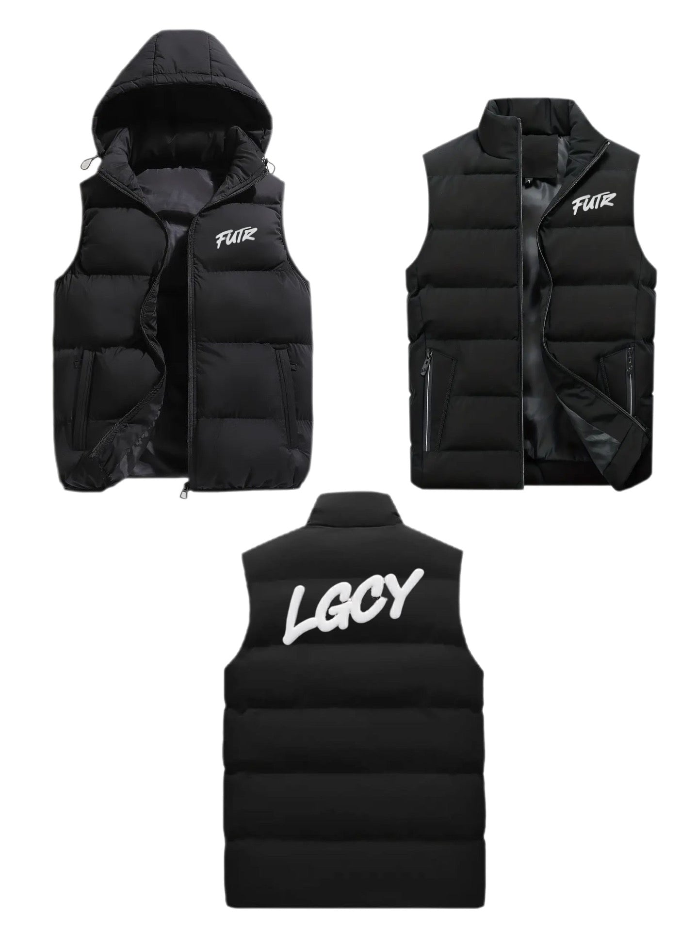 Casaco sem Mangas Future Legacy preto