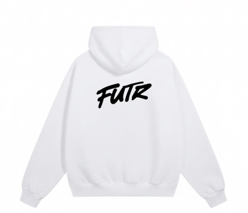 Conjunto Moletom Future Legacy branco (logo principal à trás)